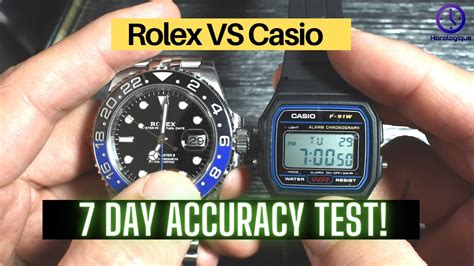 gold rolex casio quartz|Rolex vs Casio accuracy.